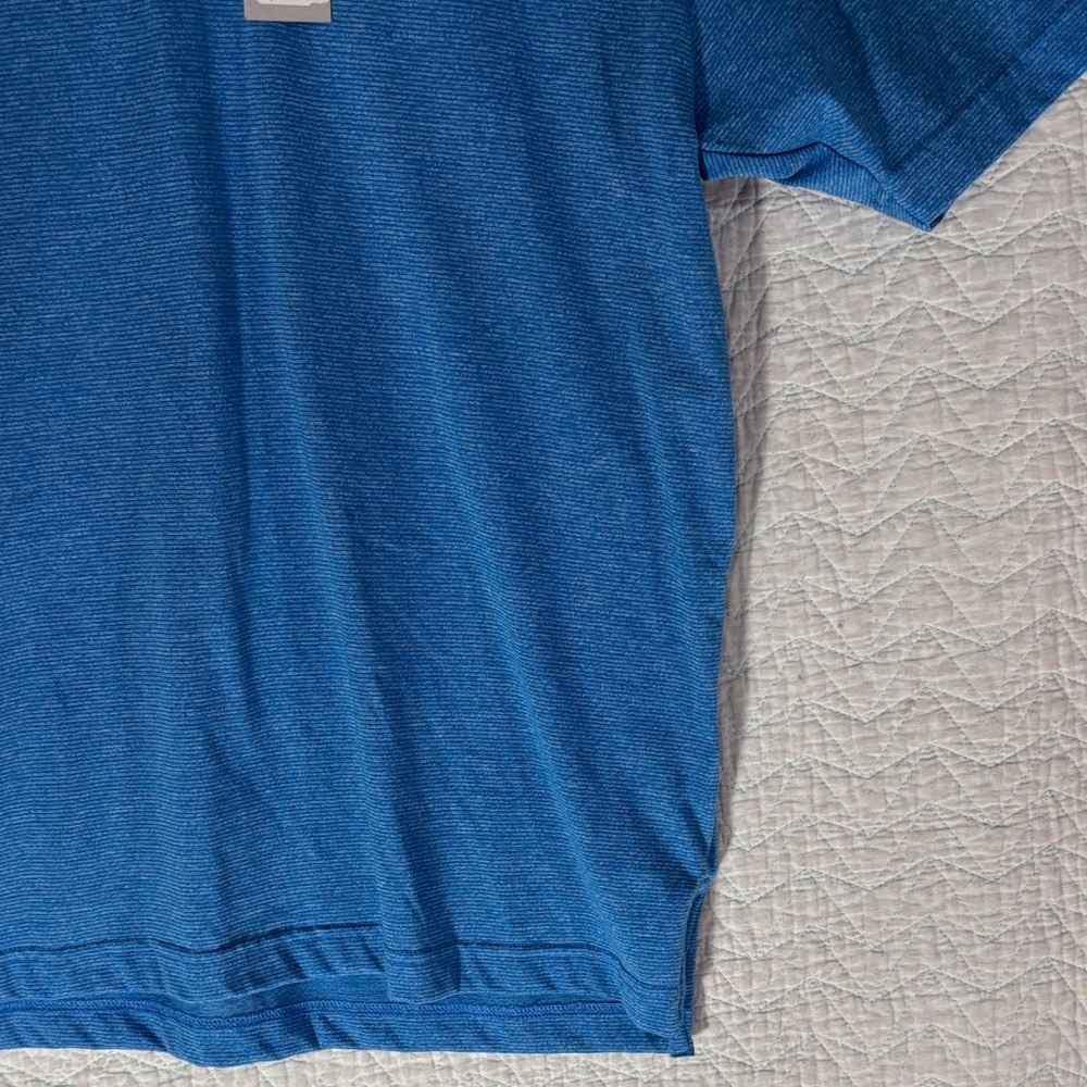Daniel Cremieux Heathered Blue Short-Sleeve Polo - Picture 7 of 13